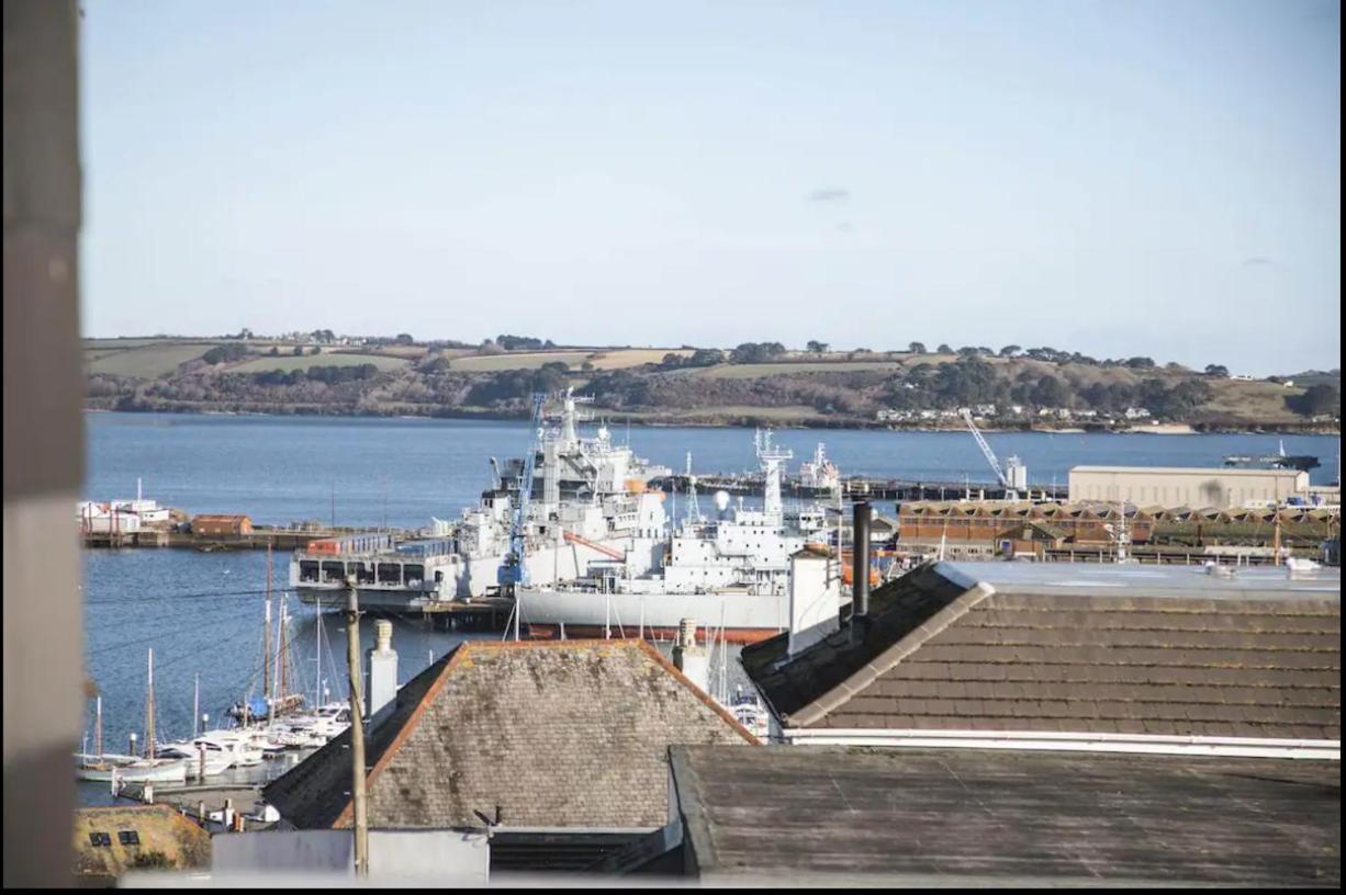 Falmouth Townhouse With Panoramic Sea View Terrace Eksteriør billede